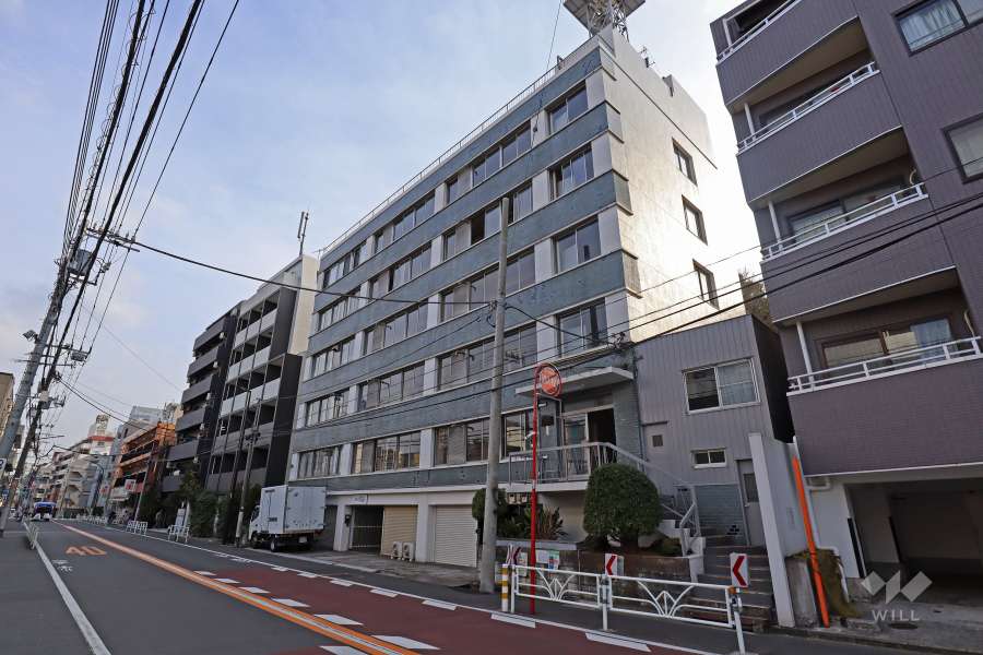 稲見マンションの外観（北西側から）