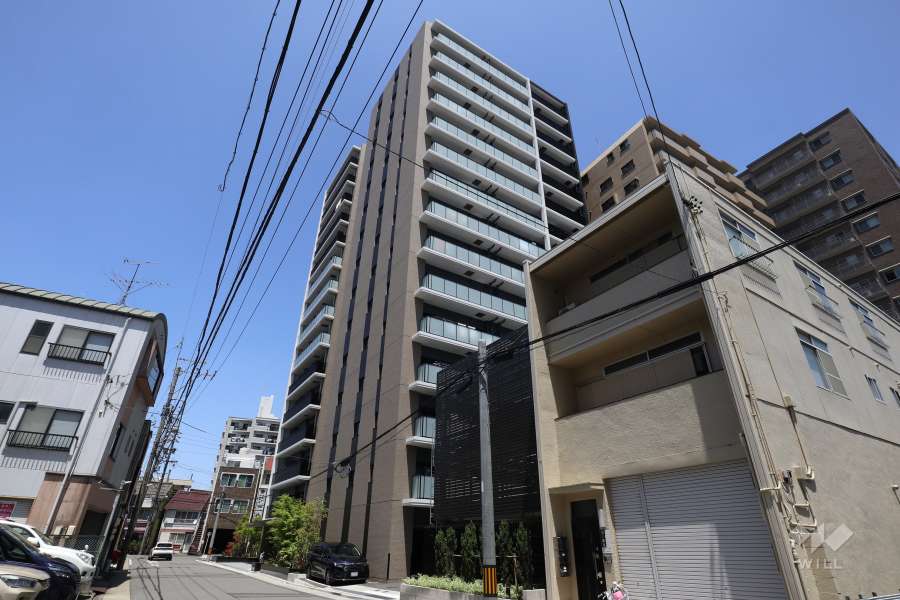 オープンレジデンシア名古屋菊井通の外観（南西側から）