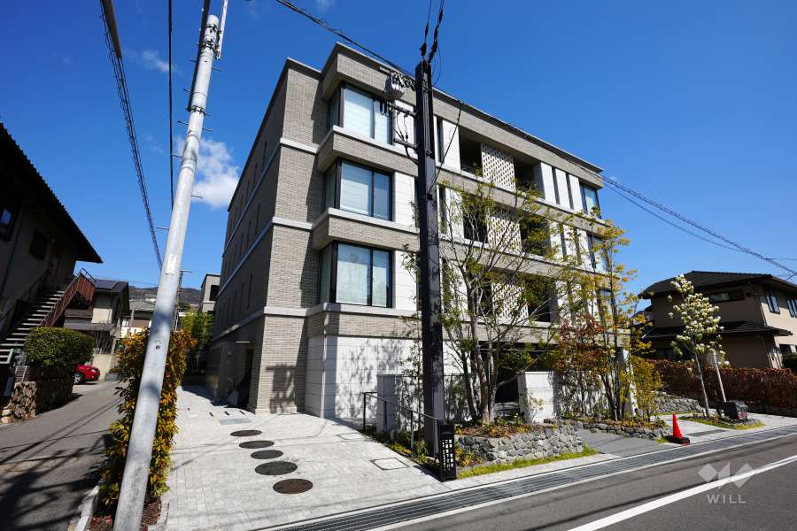 ジオグランデ芦屋船戸町の外観（南西側から）