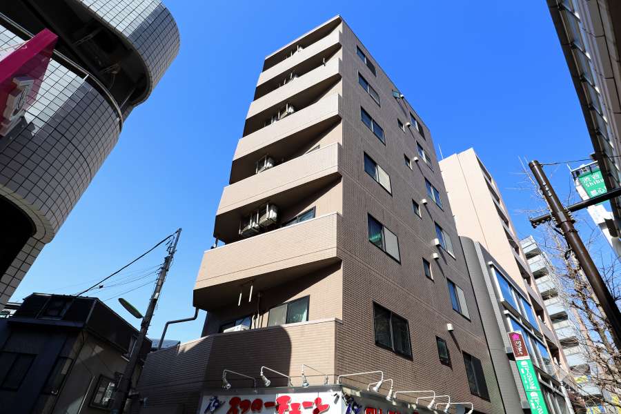 マイキャッスル池尻大橋の外観(南西側から)