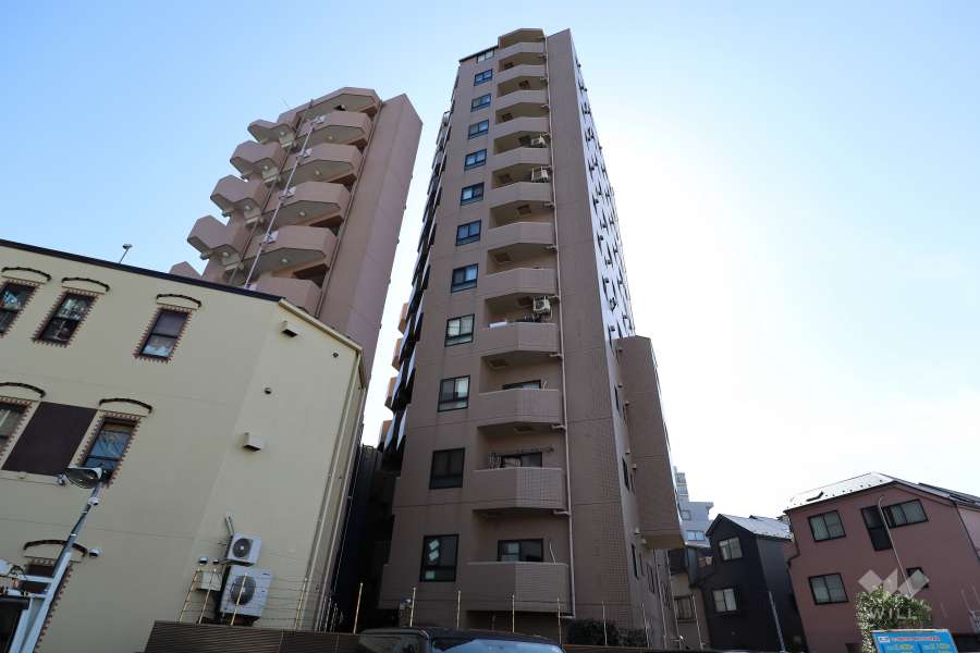 マイキャッスル池尻大橋の外観(北東側から)