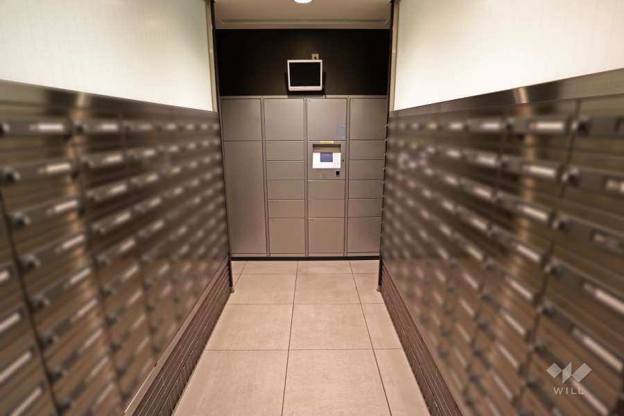 共用ポストと宅配ボックス