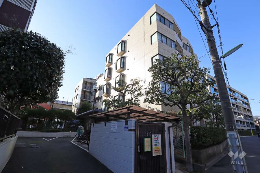 パレ二子玉川の外観(南西側から)