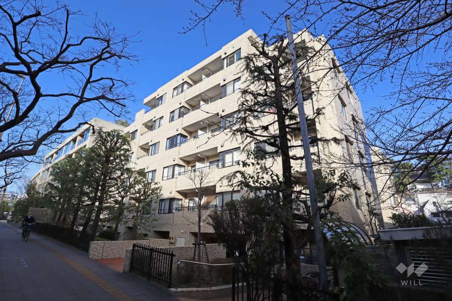 パレ二子玉川の外観(南西側から)