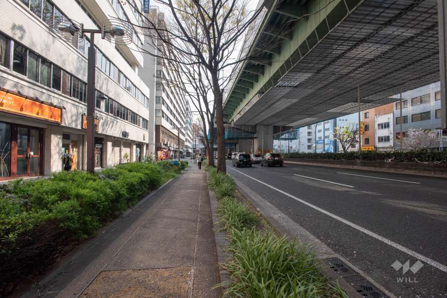 敷地北側前面道路（東側から）