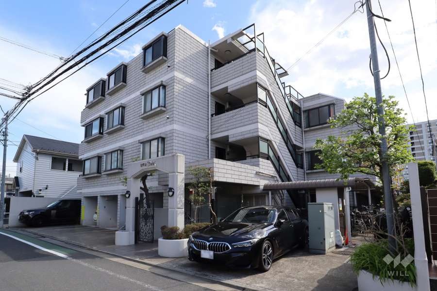 セザール第二野沢の外観(北西側から)