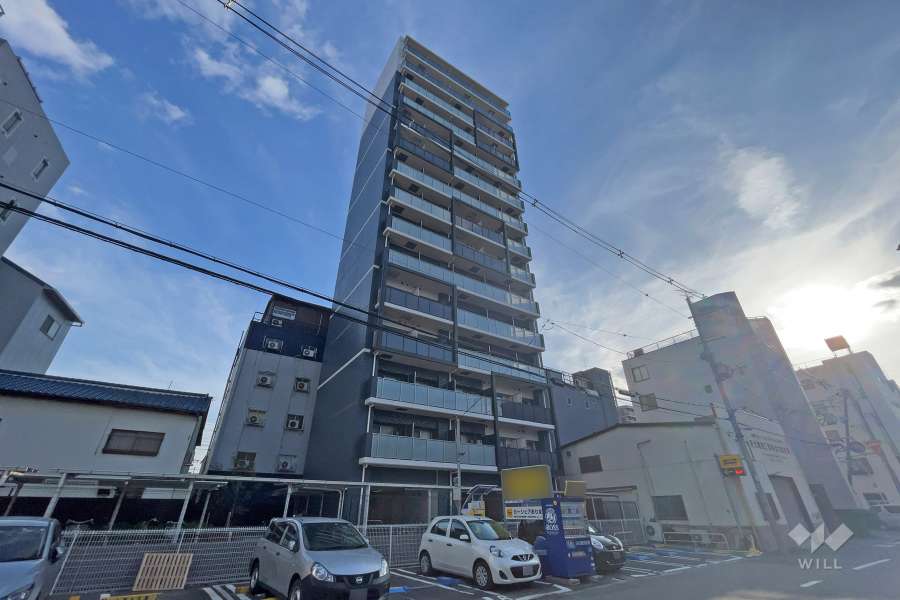プレサンス新大阪ストリームの外観(北東側から)