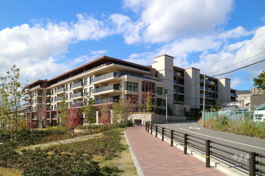 ヴェレーナシティ夙川パークナード-II街区の遠景（南東側から）