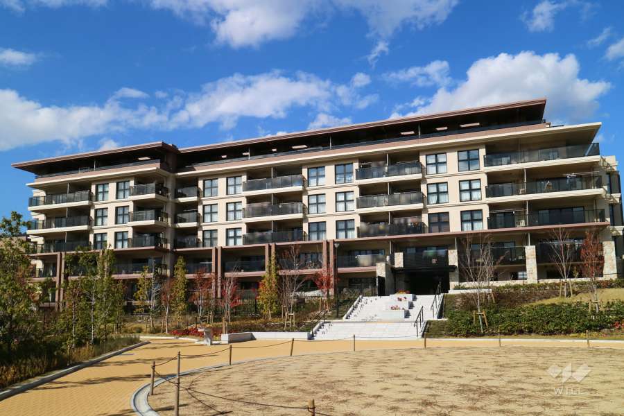 ヴェレーナシティ夙川パークナード-II街区の外観（南東側から）