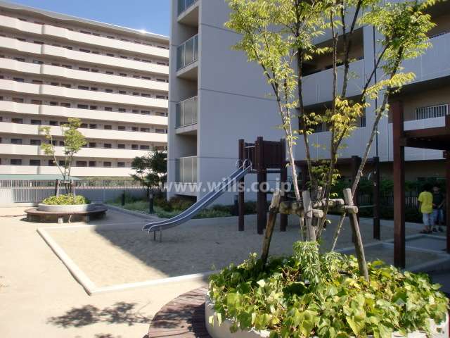 3階部分には公園があります。