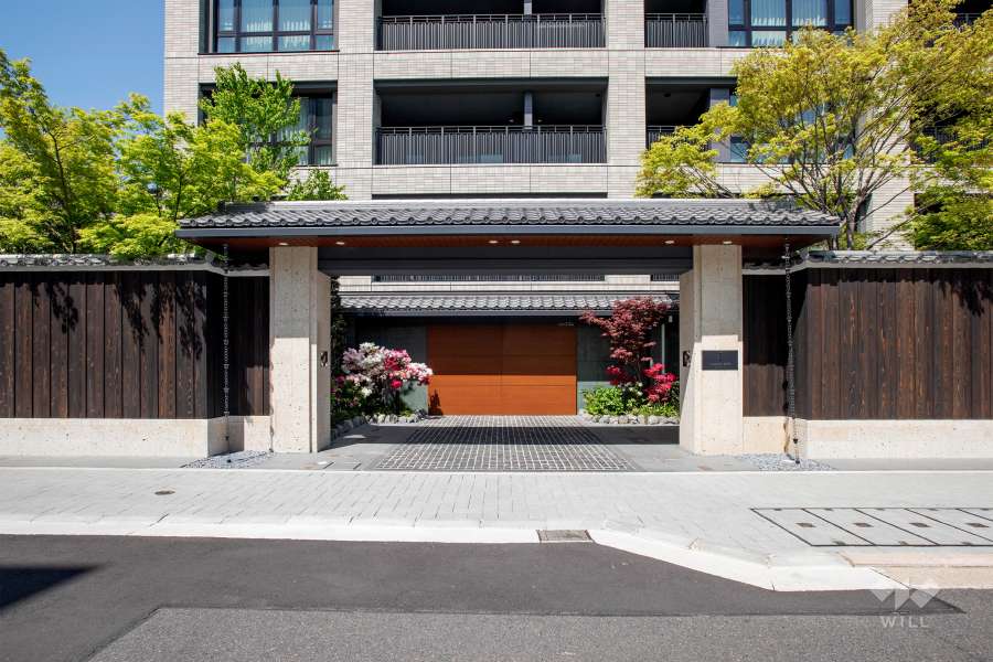 駐車場の出入口