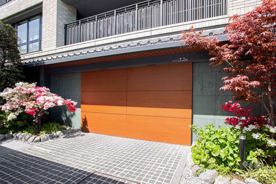 敷地内駐車場の出入口