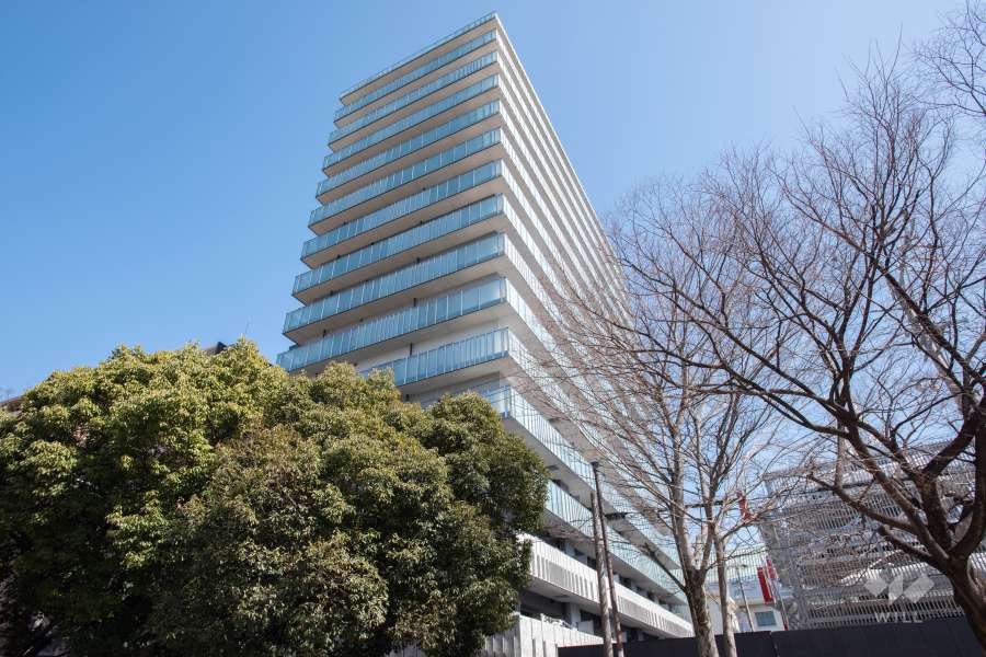 オープンレジデンシア葵フォレストの外観（南西側から）