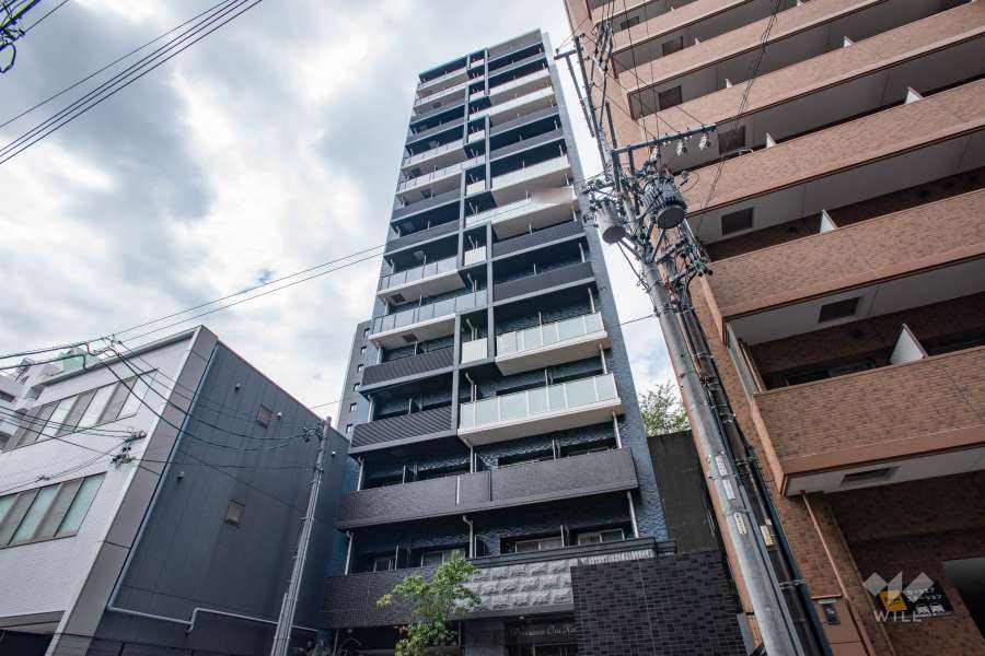 プレサンス大須観音ディオの外観(北東側から)