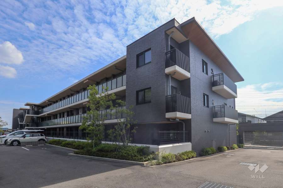 プレディア瑞穂岳見町の外観（北側から）