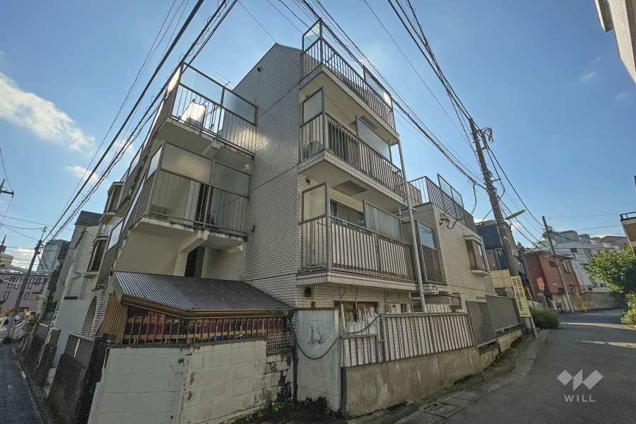 スカイコート池尻の外観（北西側から）