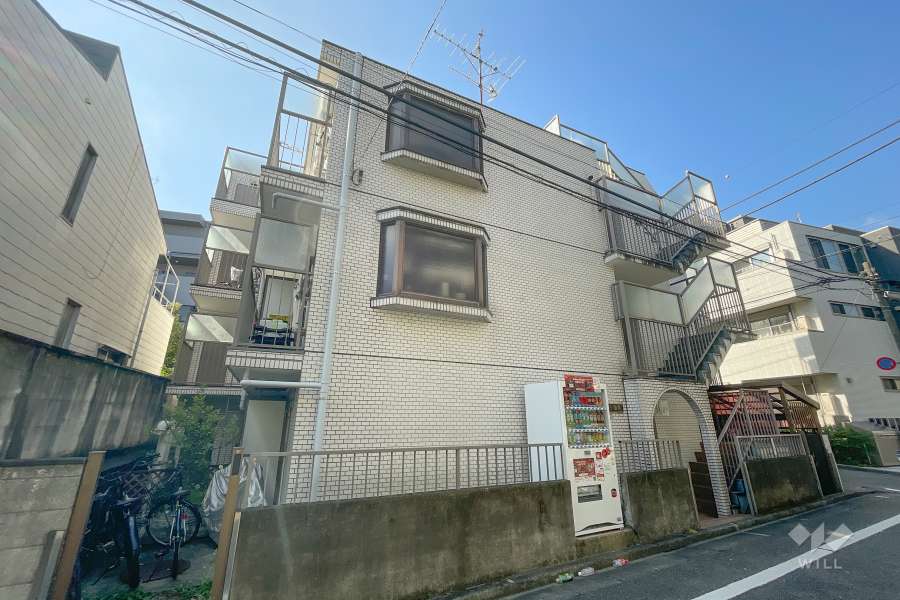 スカイコート池尻の外観（北東側から）