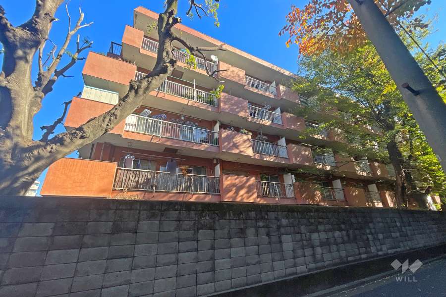 ダイホープラザ千歳烏山Ａ棟の外観（南東側から）