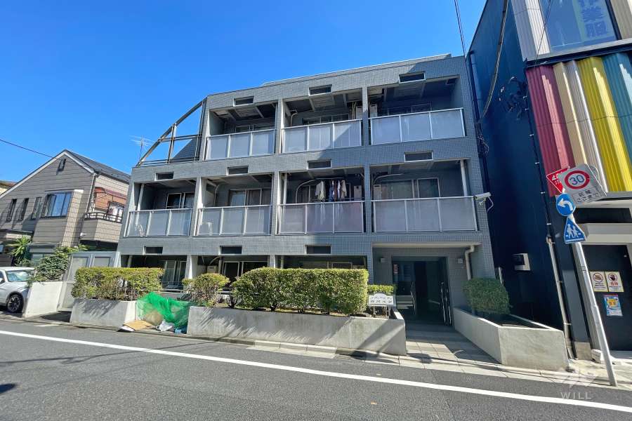 メディアシティ駒沢大学の外観（南西側から）