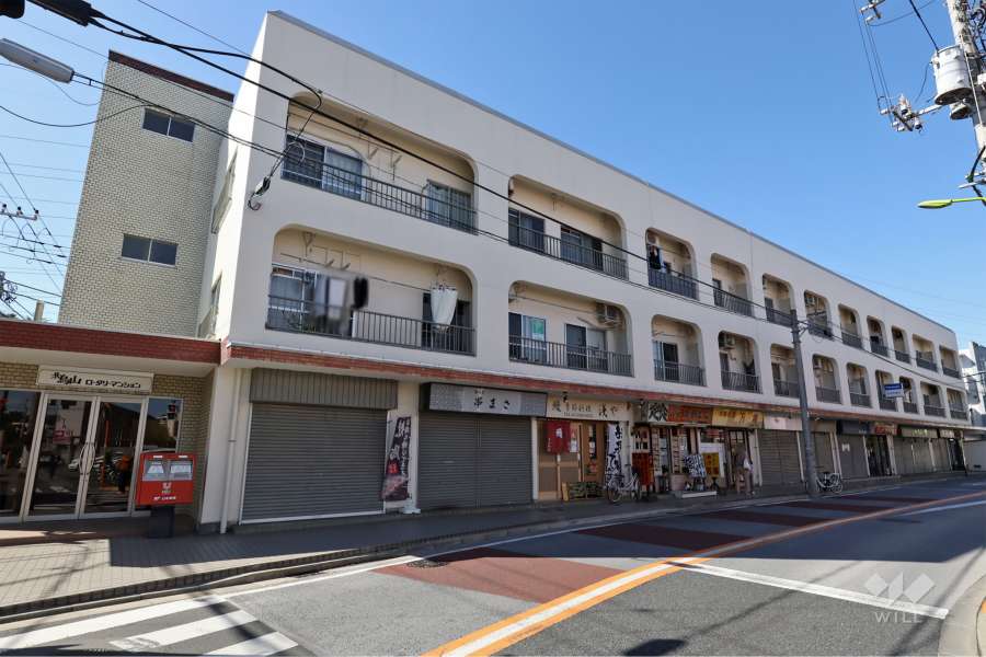 北烏山ロータリーマンションの外観（南西側から）