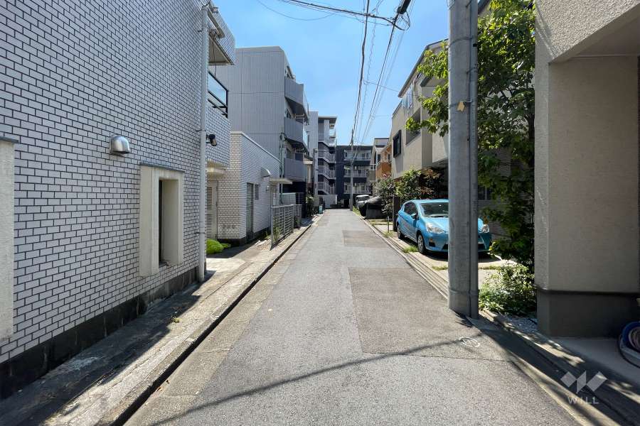 敷地の北側道路