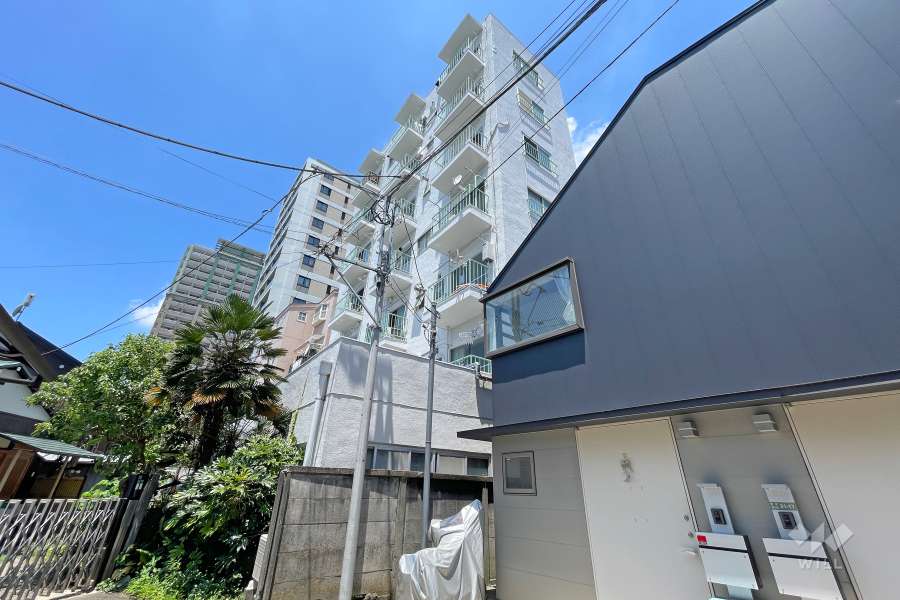 三田野沢コーポの外観（南西側から）