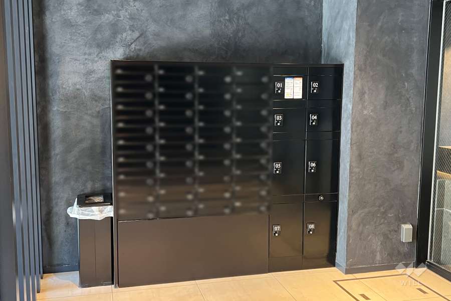 共用ポストと宅配ボックス