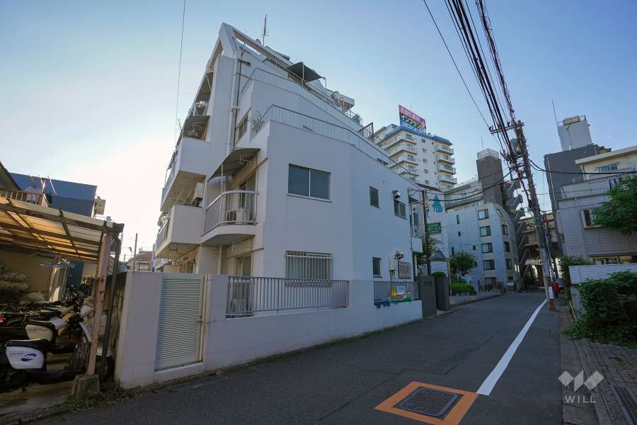 三田松原コーポの外観（南東側から）