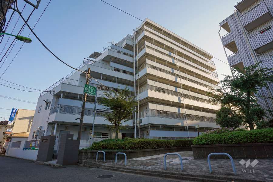 三田松原コーポの外観（北東側から）