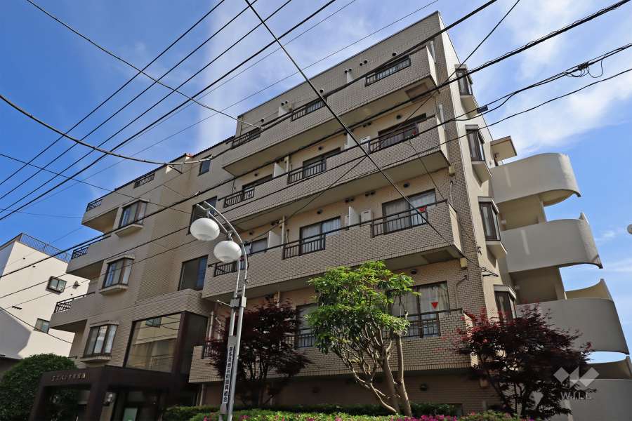 エスパシオ成城西の外観（北側から）