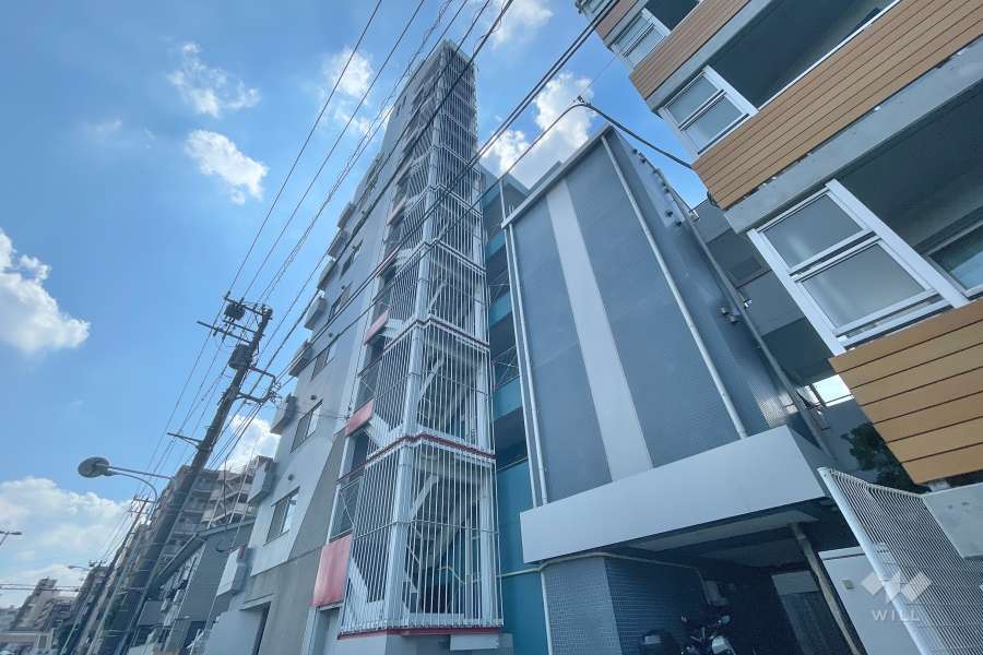 マートルコート駒沢大学の外観（北東側から）