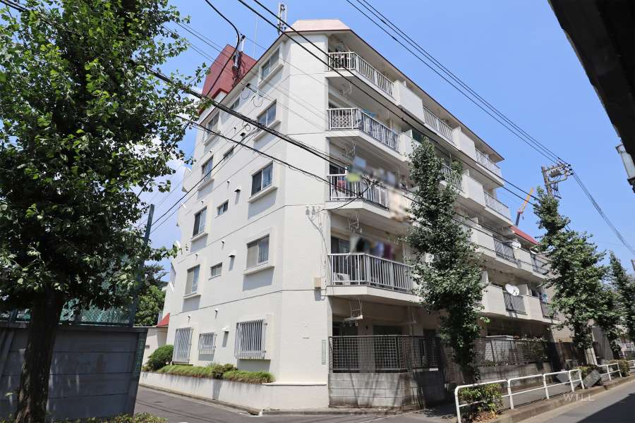 北烏山ヒミコマンションの外観（南西側から）