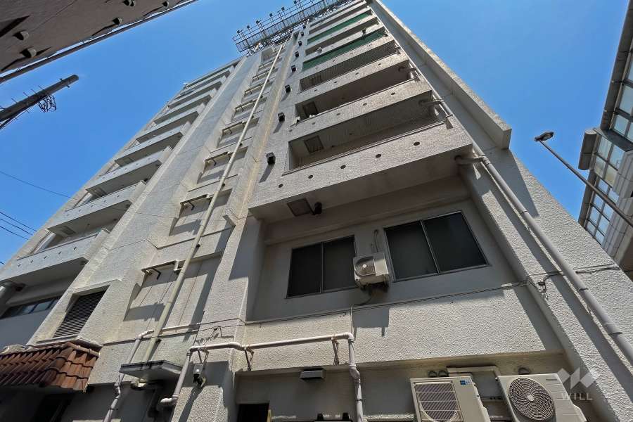 シャトレー駒沢の外観（南西側から）