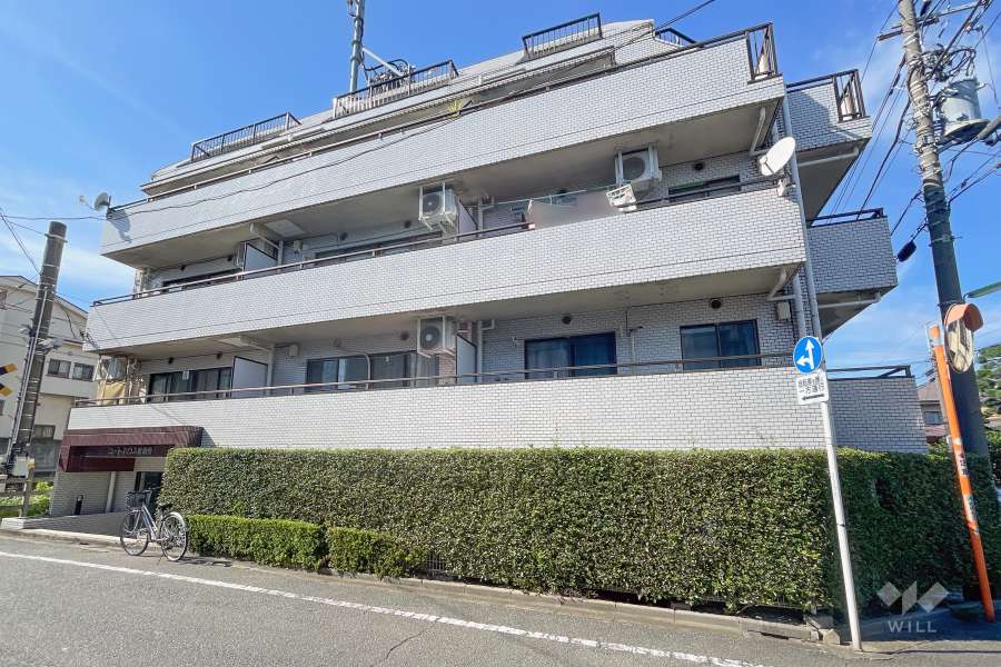 コートハウス豪徳寺の外観（南東側から）