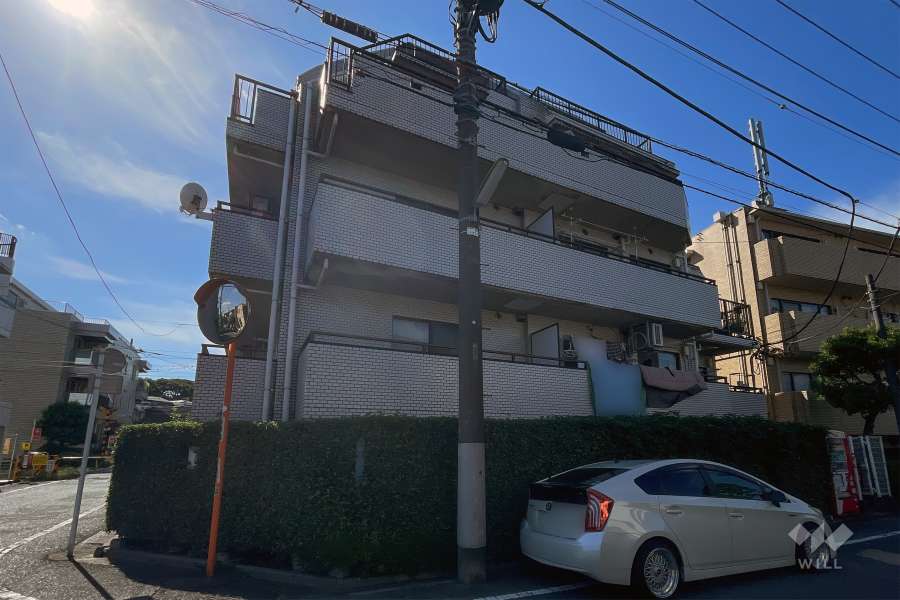 コートハウス豪徳寺の外観（南東側から）