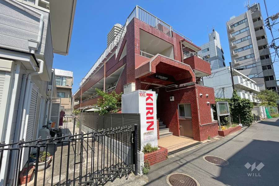 ユースフル駒沢大学の外観（北西側から）