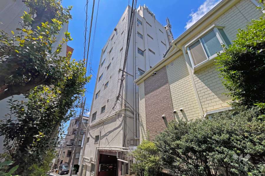 ハイツ池の上の外観（北東側から）