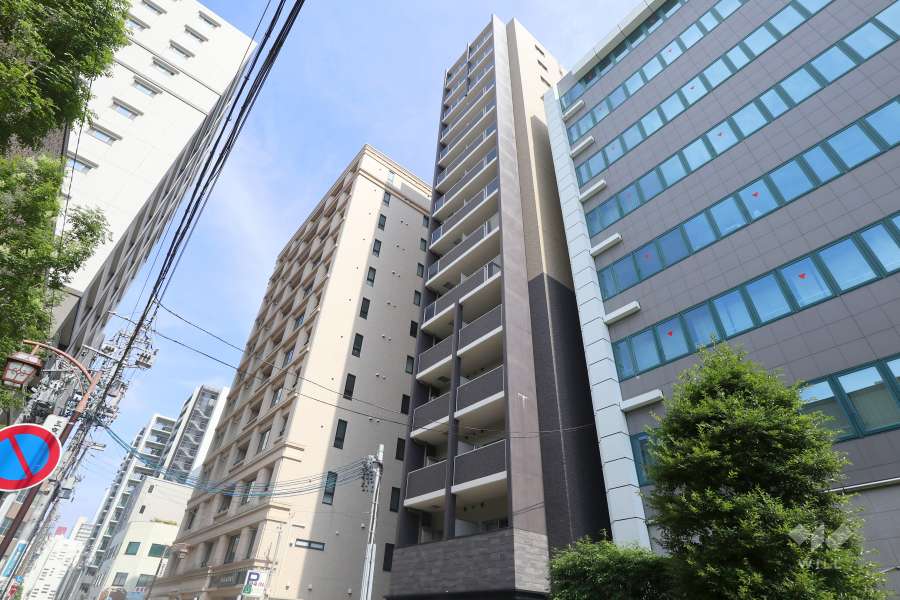 プレサンスロジェ丸の内PRIME　CASAの外観（北西側から）