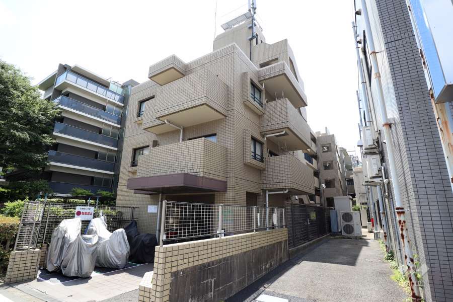 コスモ千歳台の外観(北西側から)