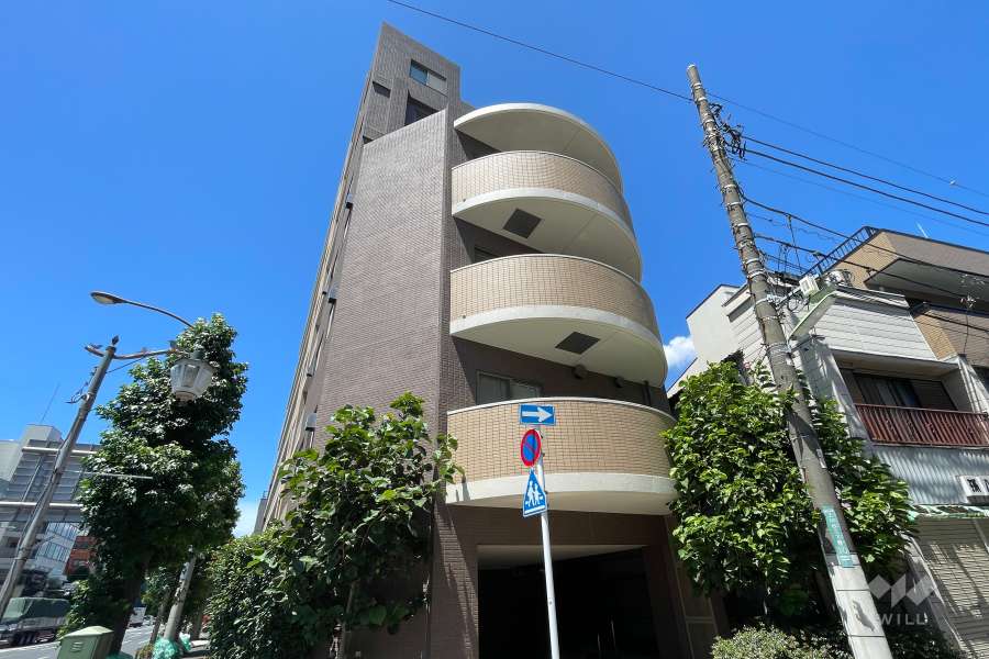 ルピナス用賀の外観（南東側から）