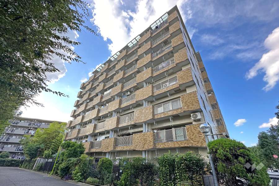 パラスト芦花公園の外観（南東側から）