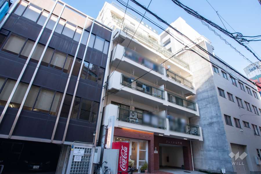 クレイドル千種の外観（南西側から）