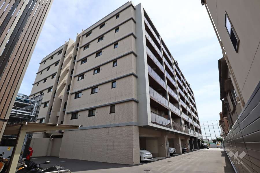 レ・ジェイド高槻南松原 Brightの外観（北西側から）