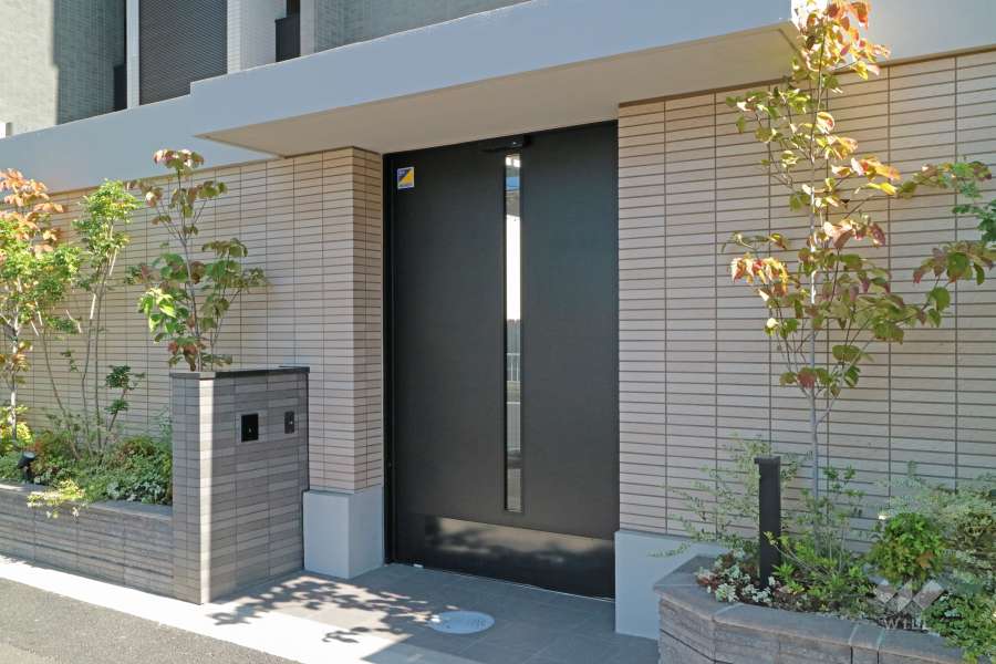 駐輪場の出入り口