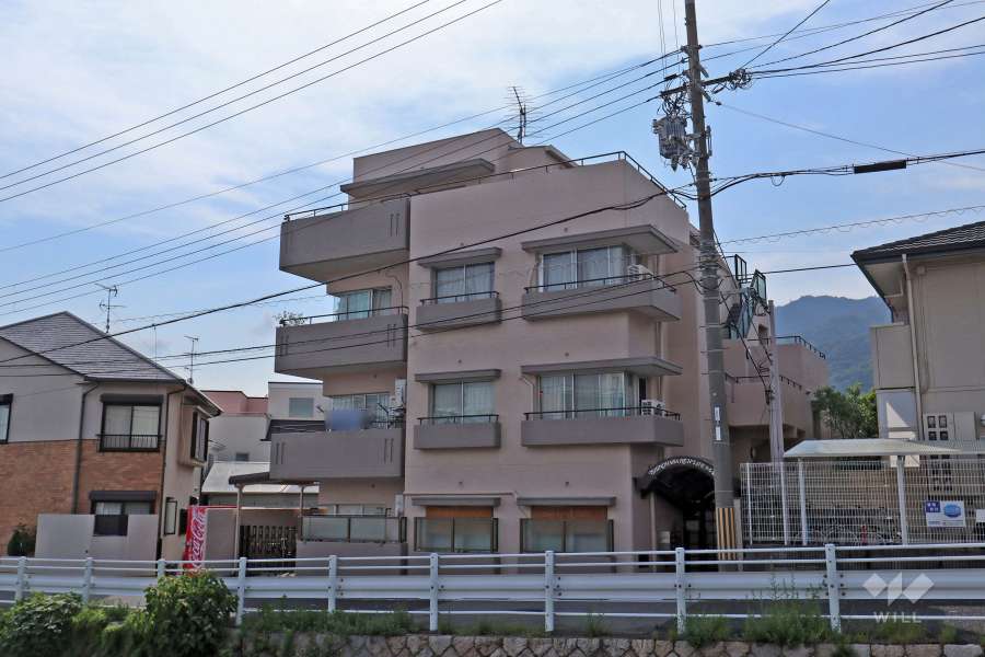 篠原リッチライフ弐番館の外観（東側から）