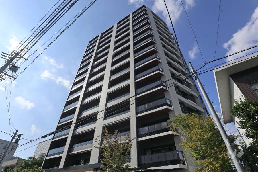 グランクレア橦木町の外観（南東側から）