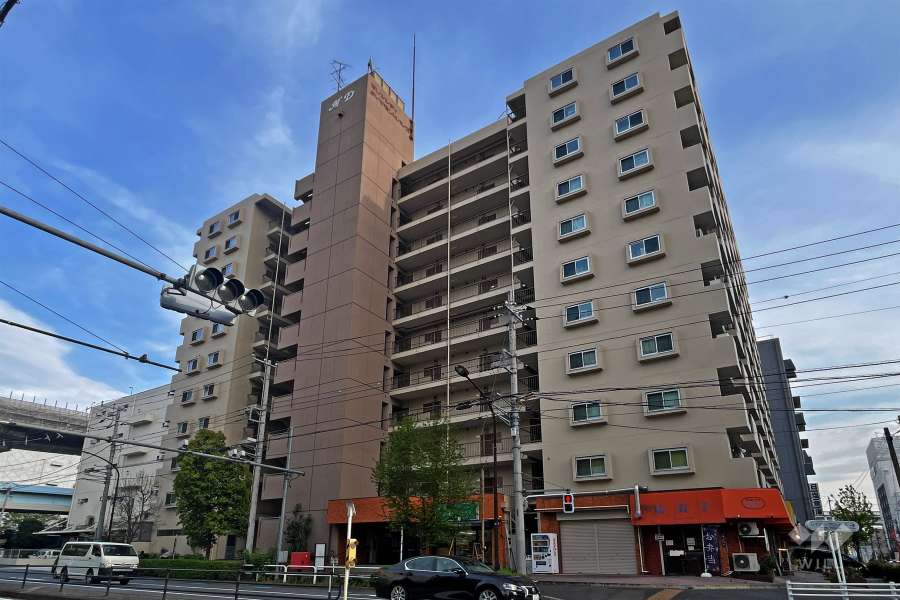 マリンシティダイヤモンドパレスの外観（北西側から）