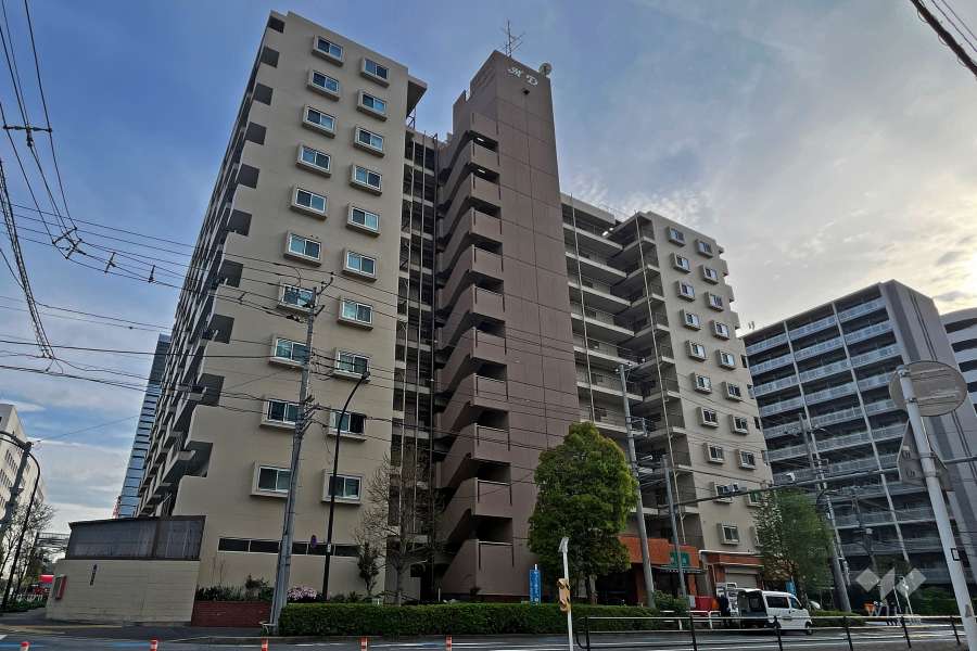 マリンシティダイヤモンドパレスの外観（北東側から）