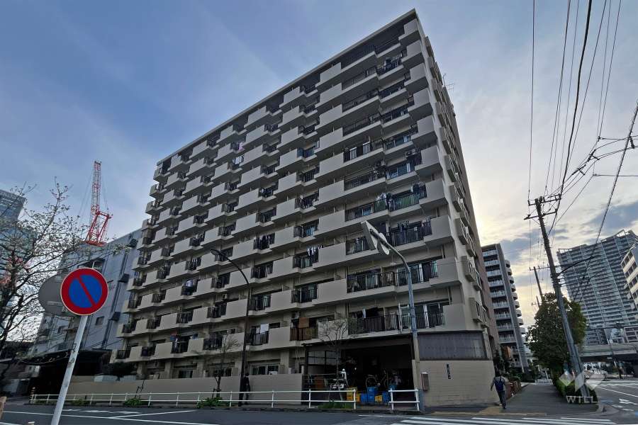 マリンシティダイヤモンドパレスの外観（北東側から）