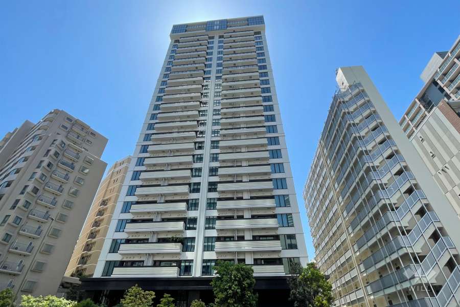 ザパークハウス高輪タワーの外観（北西側から）